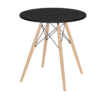 Mesa madeira MDF redonda 90cm Eiffel GOOD