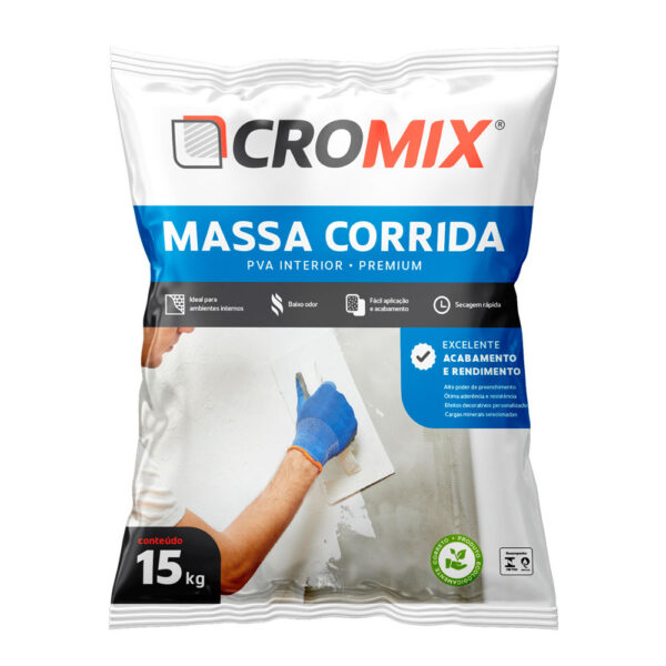 Massa Corrida Premium 15Kg Cromix