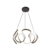 Lustre Flor Nórdica Preta 50W 58cm Good Iluminação GI-10740-58BK