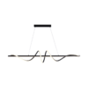 Luminária Pendente Espiral Preta 52W 100cm Good Iluminação MYD60170C-1