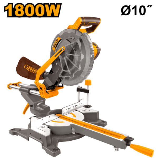 Serra De Esquadria Com Braço Telescópico 10” 1800w 127v Ingco UBM2S180017-9